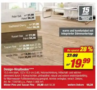 toom Baumarkt Design Vinylboden Angebot