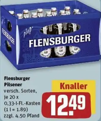 REWE Flensburger pilsener Angebot