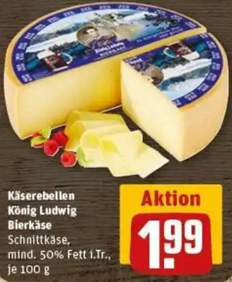 REWE Käserebellen könig ludwig bierkäse Angebot