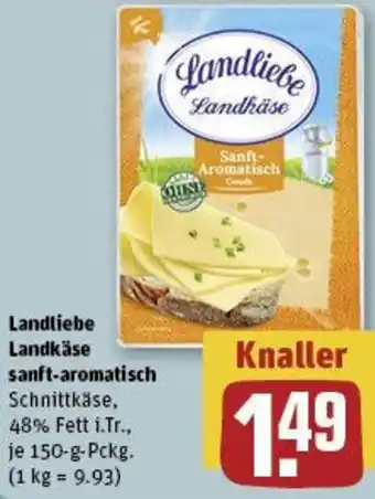 REWE Landliebe Landkäse sanft-aromatisch Angebot