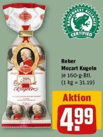 REWE Reber mozart kugeln Angebot