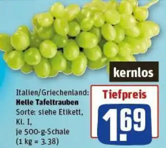 REWE Helle tafeltrauben Angebot