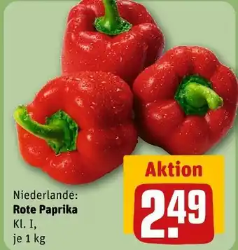 REWE Rote paprika Angebot