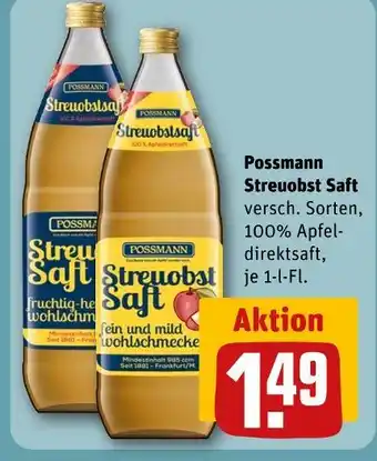 REWE Possmann streuobst saft Angebot