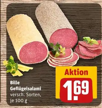 REWE Bille geflügelsalami Angebot