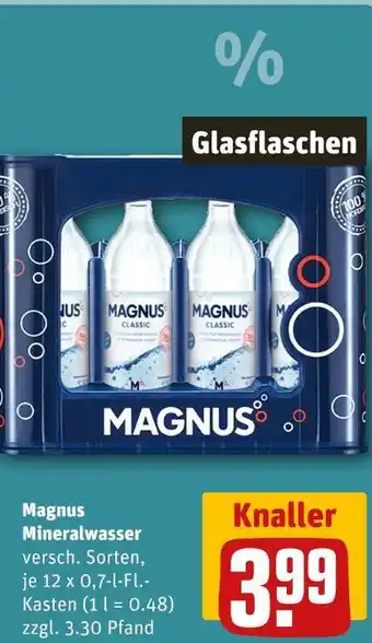 REWE Magnus mineralwasser Angebot