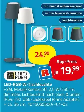 ROLLER Lampura led-rgb-w-tischleuchte Angebot