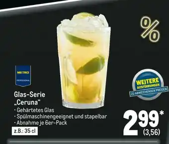 METRO Metro professional glas-serie „ceruna“ Angebot