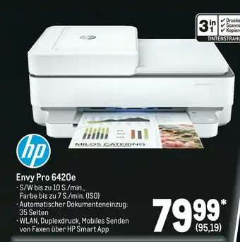 METRO Hp envy pro 6420e Angebot