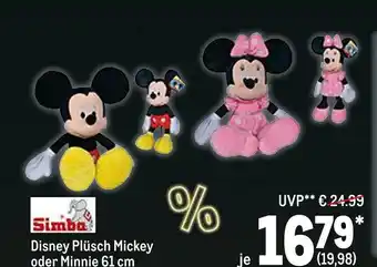 METRO Simba disney plüsch mickey oder minnie Angebot