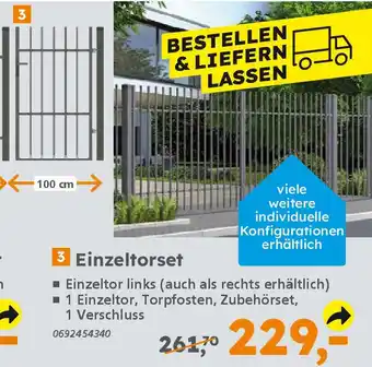 Globus Baumarkt Einzeltorset Angebot