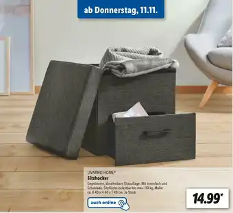 Lidl Livarno home sitzhocker Angebot