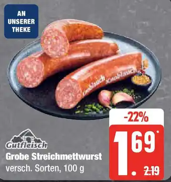 Edeka Gutfleisch Grobe Streichmettwurst Angebot