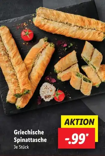 Lidl Griechische Spinattasche Angebot
