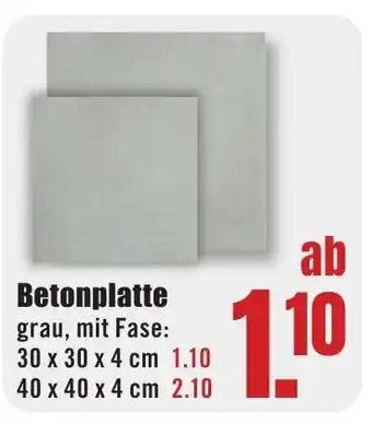 B1 Discount Baumarkt Betonplatte Angebot