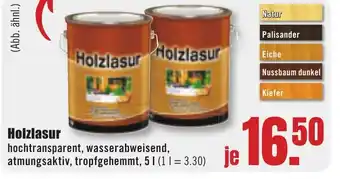 B1 Discount Baumarkt Holzlasur Angebot