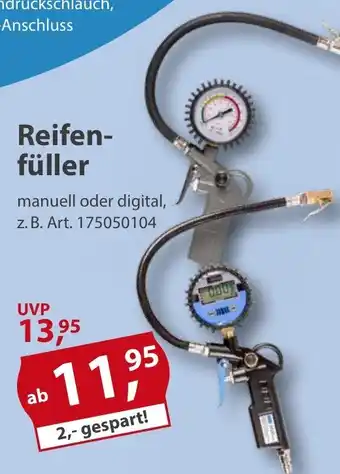 Sonderpreis Baumarkt Reifenfüller Angebot