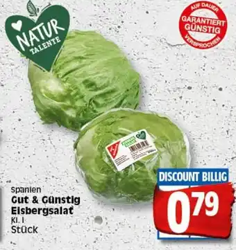 Elli Markt Gut & Günstig Eisbergsalat Angebot