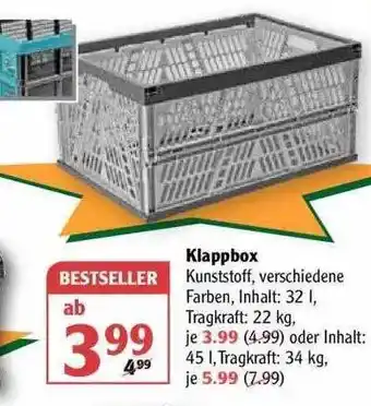 Globus Klappbox Angebot