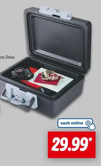 Lidl Feuerfeste dokumentenkassette Angebot