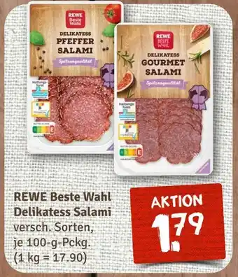 nahkauf Rewe beste wahl delikatess salami Angebot