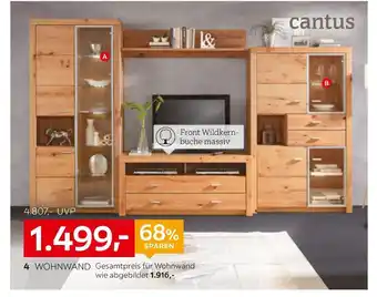 XXXLutz Cantus wohnwand Angebot