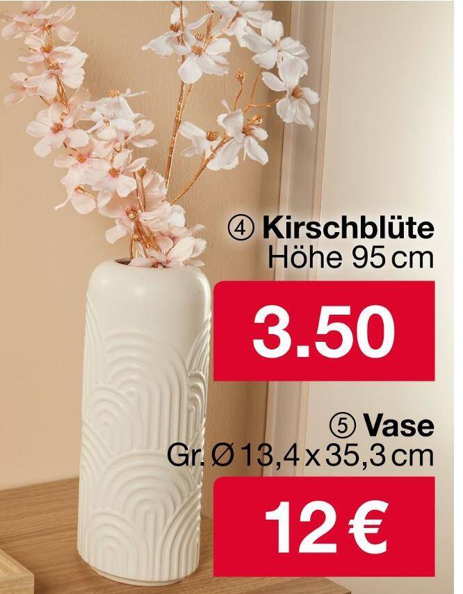 Woolworth kirschblüte oder vase Angebot bei Woolworth
