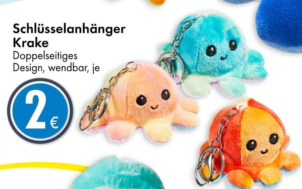 Schlüsselanhänger krake Angebot bei TEDi