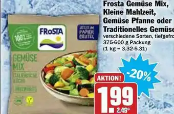 Hit Frosta Gemüse Mix, Kleine Mahlzeit, Gemüse Pfanne Oder Traditionelles Gemuse Angebot