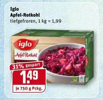 REWE Kaufpark Iglo Apfel-rotkohl Angebot