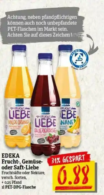 nah & gut Edeka Frucht, Gemüse Oder Saft-liebe Angebot