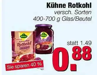 Edeka Scherer Kühne Rotkohl Angebot