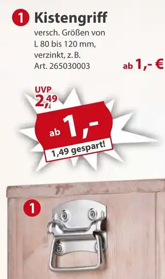 Sonderpreis Baumarkt Kistengriff Angebot