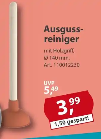 Sonderpreis Baumarkt Ausgussreiniger Angebot