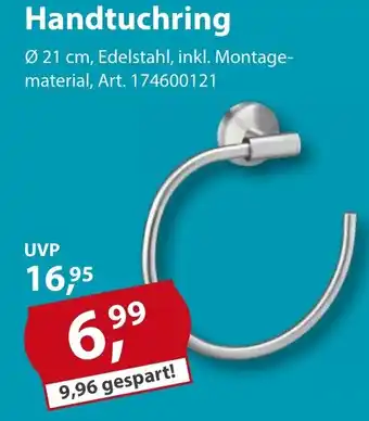 Sonderpreis Baumarkt Handtuchring Angebot