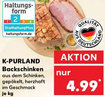 Kaufland K-PURLAND Backschinken Angebot
