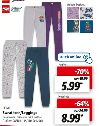 Lidl Lego sweathose/leggings Angebot