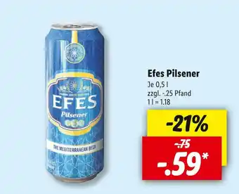 Lidl Efes pilsener Angebot