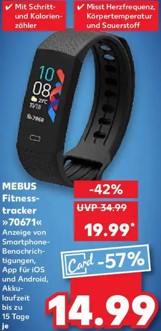Kaufland MEBUS Fitnesstracker 70671 Angebot