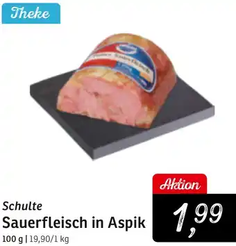 KONSUM Schulte Sauerfleisch in Aspik Angebot