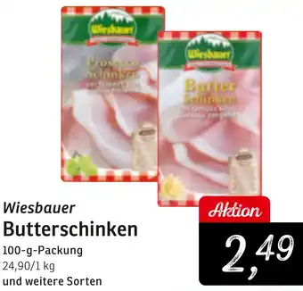 KONSUM Wiesbauer Butterschinken Angebot