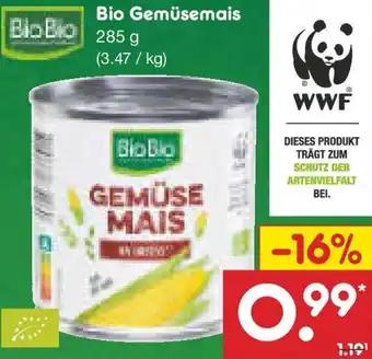 Netto Marken-Discount Bio Gemüsemais Angebot