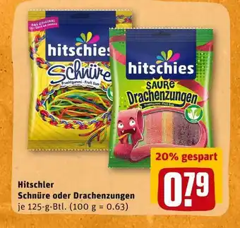 REWE Hitschler schnüre oder drachenzungen Angebot