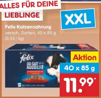 Netto Marken-Discount Felix Katzennahrung Angebot