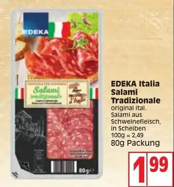 Edeka Edeka Italia Salami Tradizionale 80g Angebot