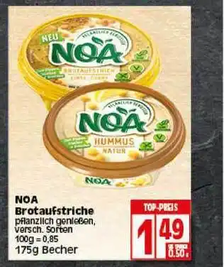 Elli Markt NOA Brotaufstriche Angebot