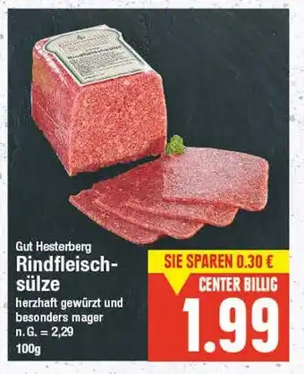 E-Center Gut hesterberg rindfleischsülze Angebot