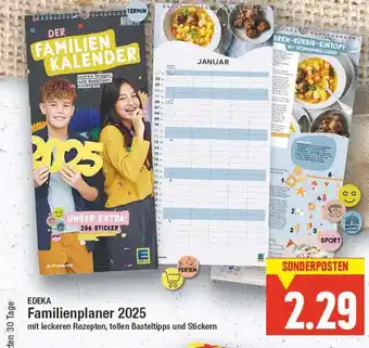 E-Center Edeka familienplaner 2025 Angebot