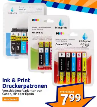 Action Ink & Print Druckerpatronen Angebot