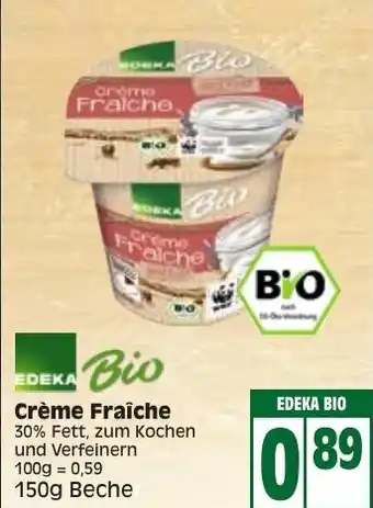 Edeka Edeka Bio Crème Fraiche 150g Becher Angebot